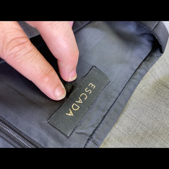 Escada Wool Dress Sheath Gray Women Size 36 US 4 - Picture 3 of 10